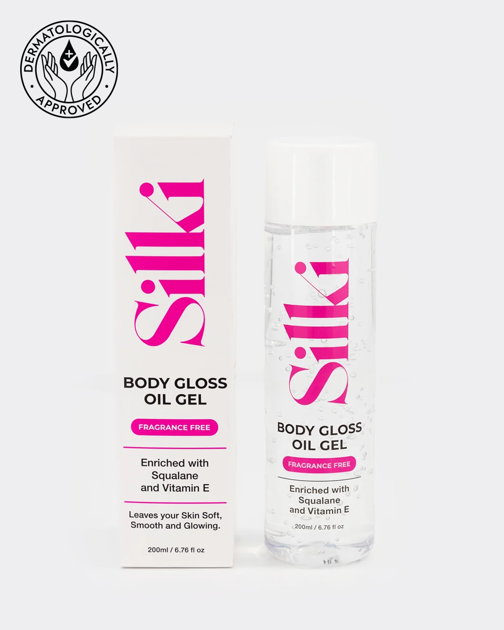 Body Gloss Oil Gel - Fragrance Free - 200ML