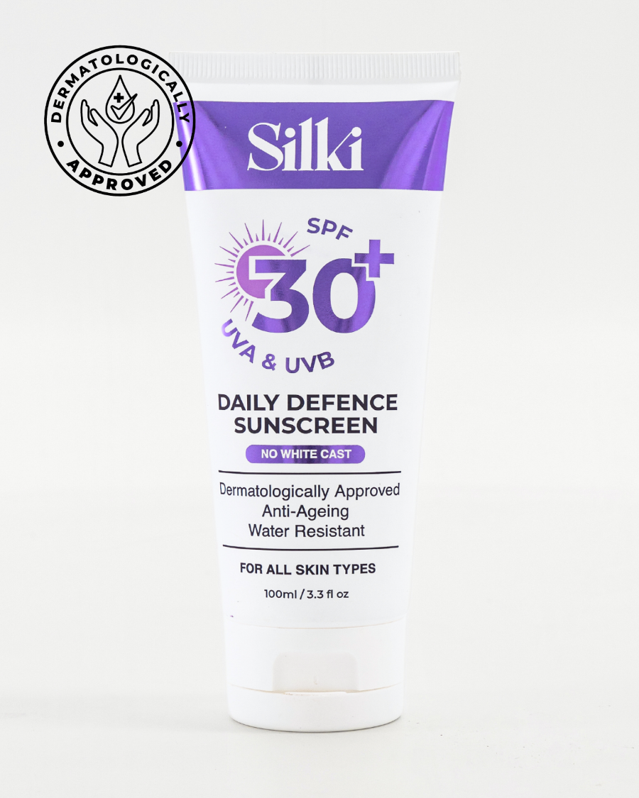 Silki Skincare SPF30+ Daily Defence Sunscreen