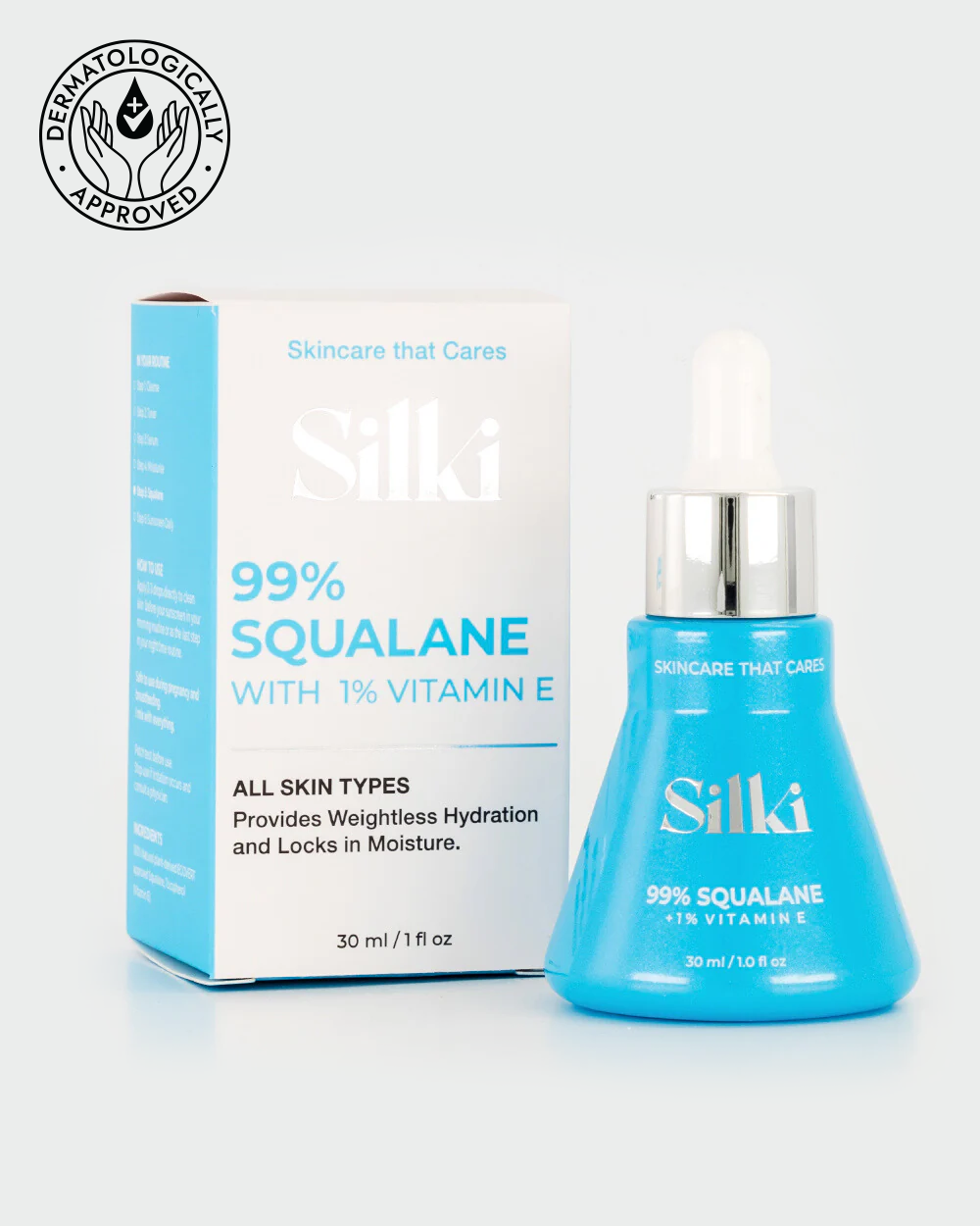 99% Squalane with 1% Vitamin E - 30ml